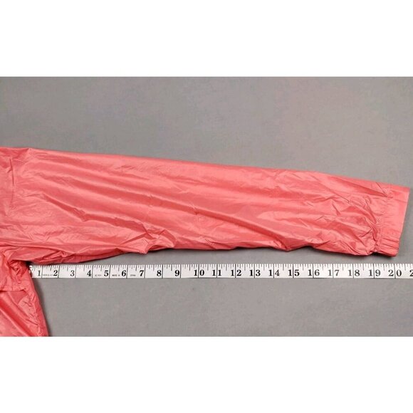 Columbia Womens Full Zip PFG Windbreaker Omni-Shield Jacket Cowl Neck Sz M Pink - Picture 10 of 16